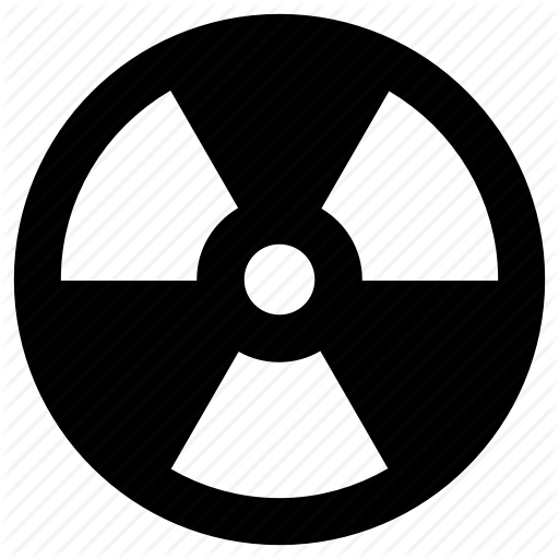 Atomic, Nuclear, Radioactive Icon