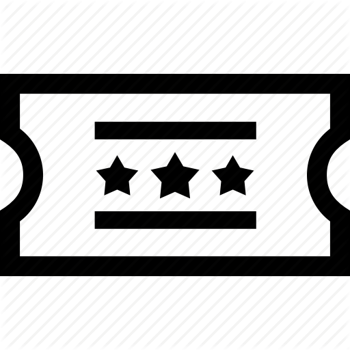 Casino, Gambling, Raffle, Ticket Icon