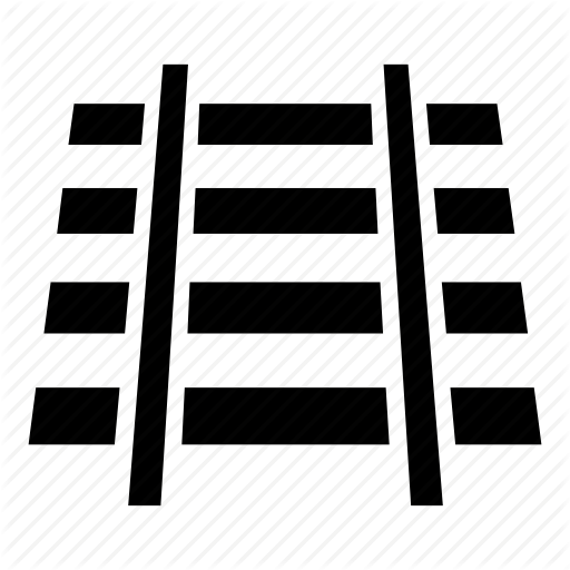 Rail, Railroad, Railway, Tracks, Train, Trains, Transport Icon