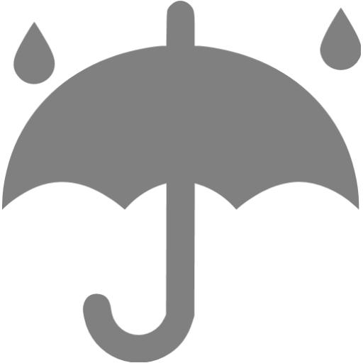 Gray Rainy Weather Icon