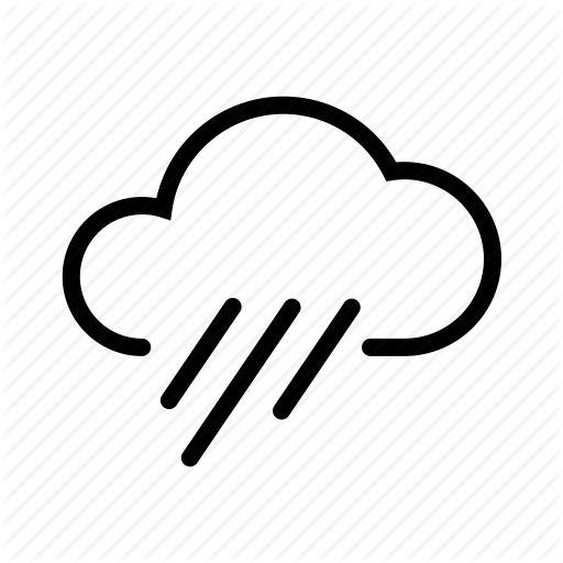 Cloud, Heavy, Rain, Weather Icon