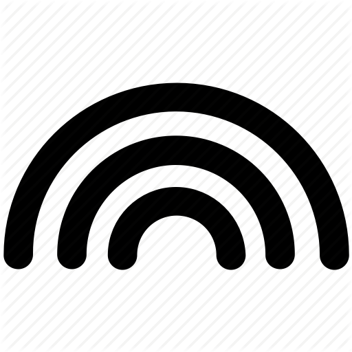 Colorful, Forecast, Rain, Rainbow, Weather Icon