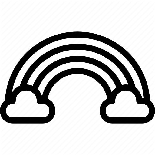 Brazil, Carnival, Cloud, Rainbow Icon