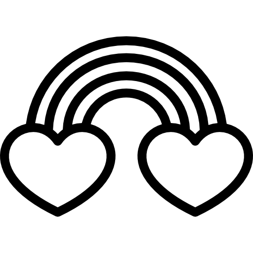 Lovely Rainbow Icons Free Download