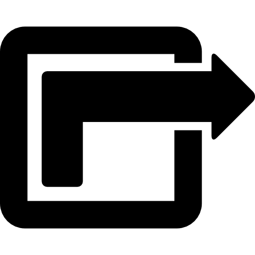 Right External Arrow Of A Square Icons Free Download