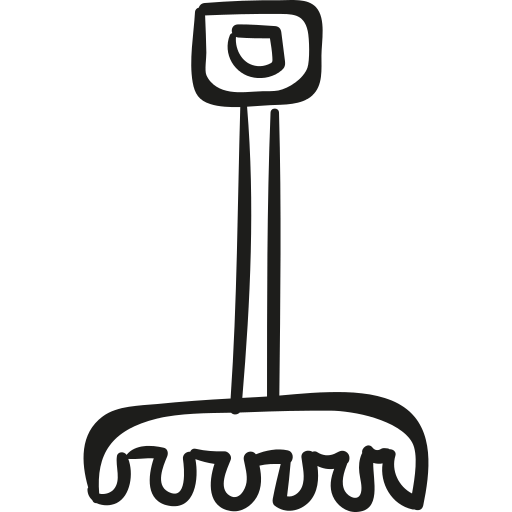 Gardening Rake Png Icon