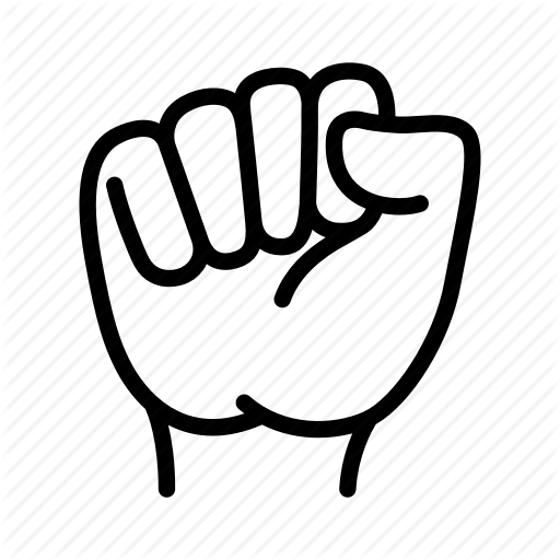 Fist, Gesture, Hand, Power, Protest, Rally, Revolution Icon