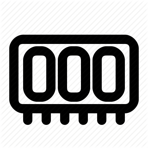 Computer, Hardware, Memory, Ram Icon