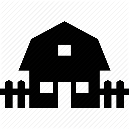 Barn, Farm, Grange, Homestead, House, Ranch Icon