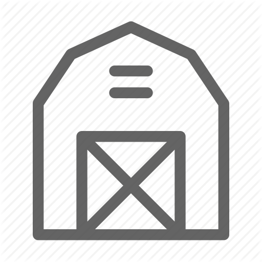 Barn, Farm, Ranch, Stable Icon