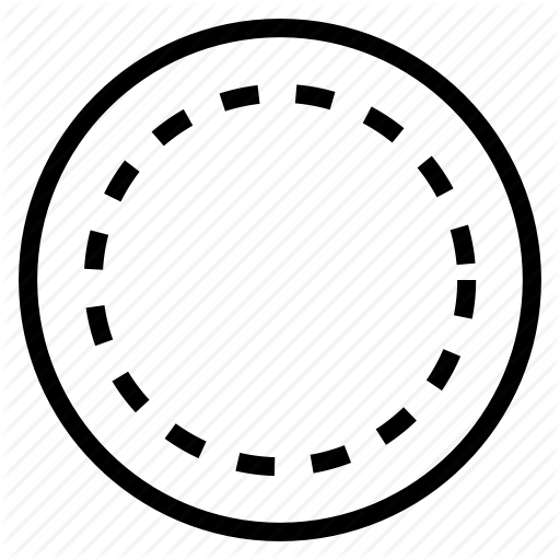 Circle, Dot, Line, Random Icon