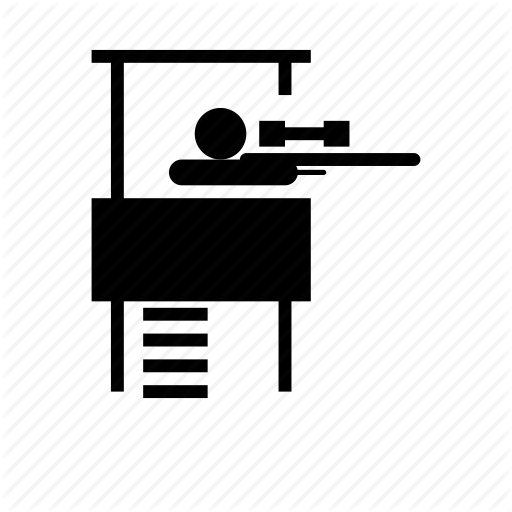 Hunter, Hunting, Shooting, Shooting Range Icon