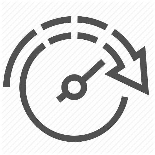 Arrow, Fast, Increase, Rapid, Rise, Speed, Speedometer Icon