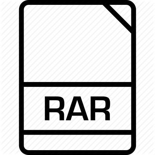 Document, File, Name, Rar Icon