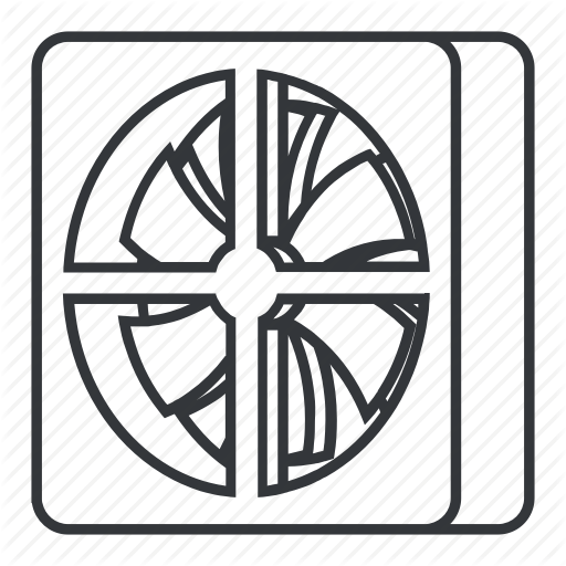 Ac, Air, Circuitdiagram, Cooling, Electronicparts, Fan, Vent Icon