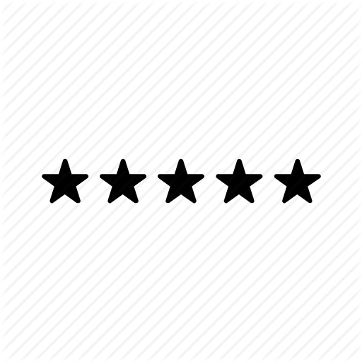 Five, Rating, Ratings, Star Icon