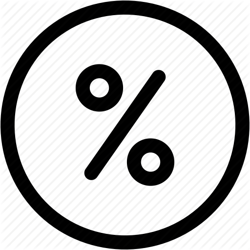 Discount, Percent, Percentage, Ratio Icon