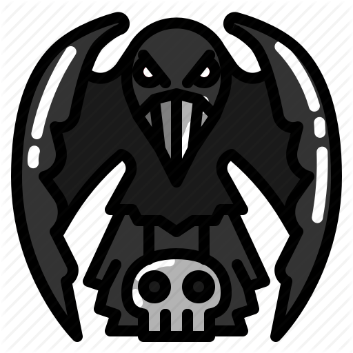 Bird, Crow, Dark, Raven Icon