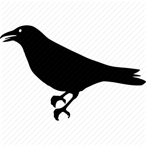 Bird, Crow, Evil, Halloween, Horror, Raven, Scary Icon