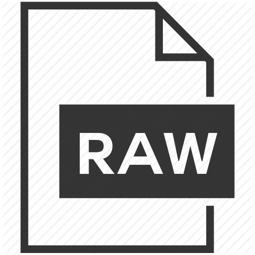 Document, Extension, Format, Raw Icon