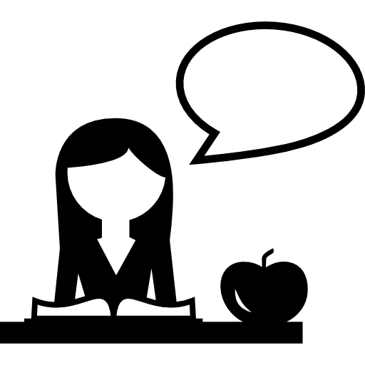 Female Teacher Reading A Book