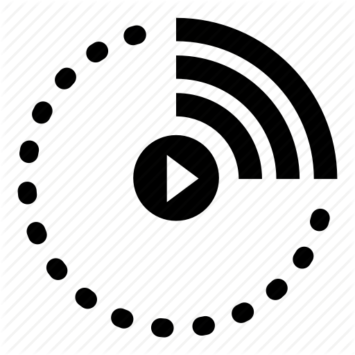 Feed, Media, Play, Real, Time, Video Icon