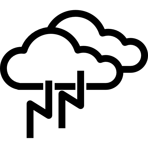 Thunders And Clouds Icons Free Download