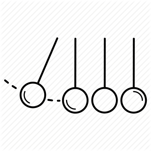 Cause, Cause Effect, Flow, Newtons Cradle, Pendulum, Reason Icon