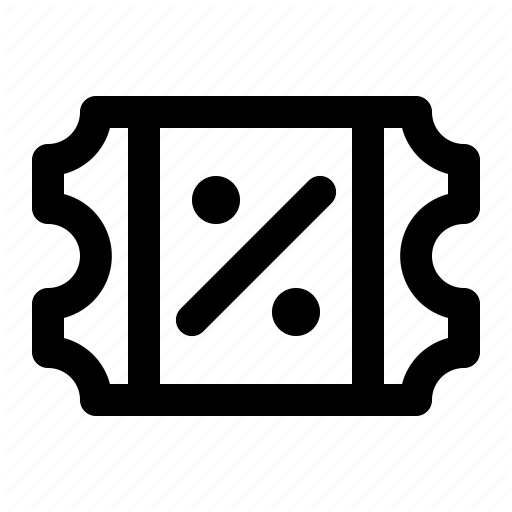 Coupon, Cut, Discount, Promo, Rebate, Sale Icon