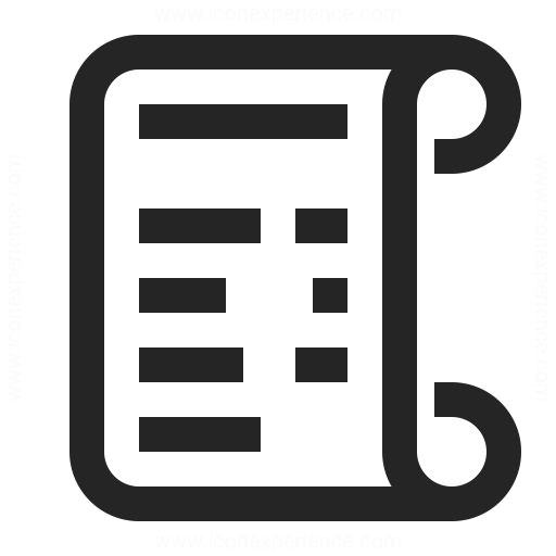 Receipt Icon Iconexperience