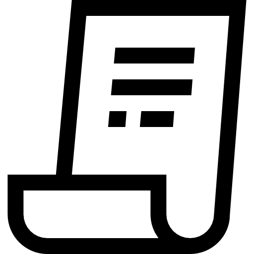 Receipt Paper Icons Free Download