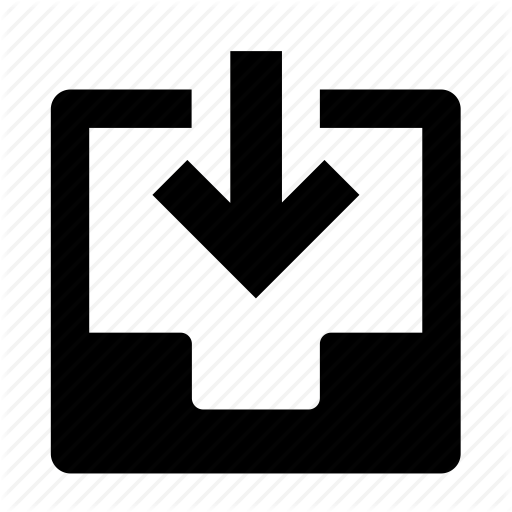 Inbox, Receive Icon