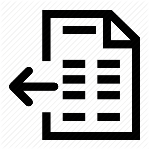 Invoice, Receive Icon