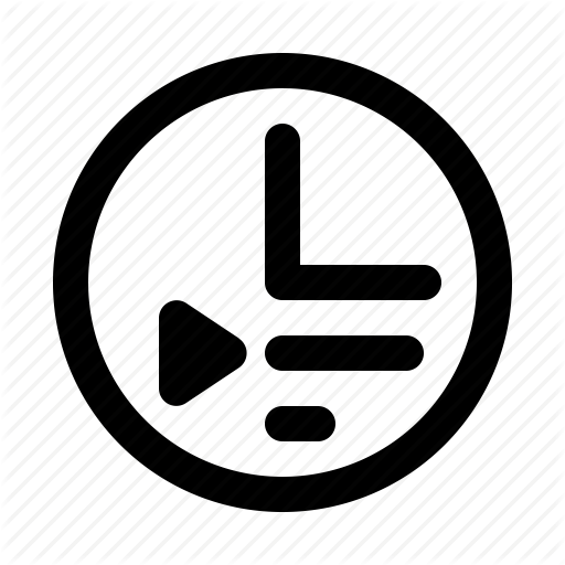 Clock, List, Music, Playlist, Recent Icon