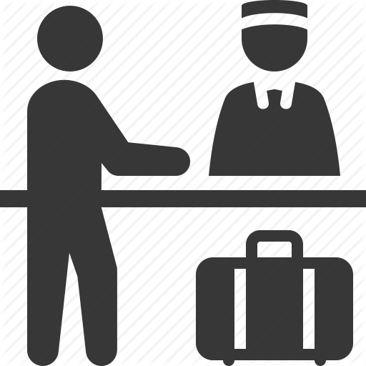 Front Desk, Hotel, Reception Icon