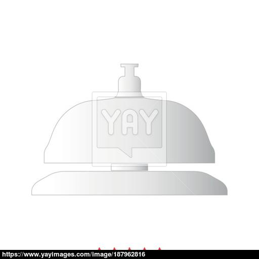 Reception Bell It Is Icon Vector