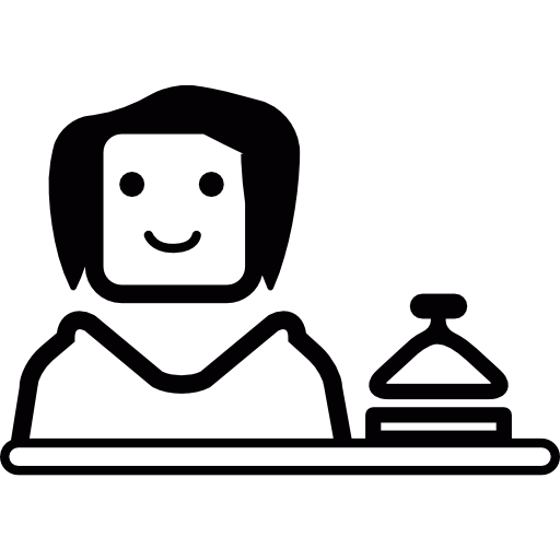 Hotel Receptionist Icons Free Download