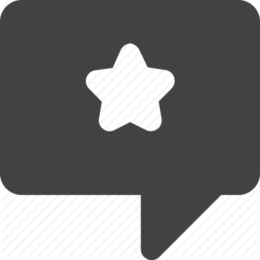 Favorite, Message, Recommendation, Review, Star Icon