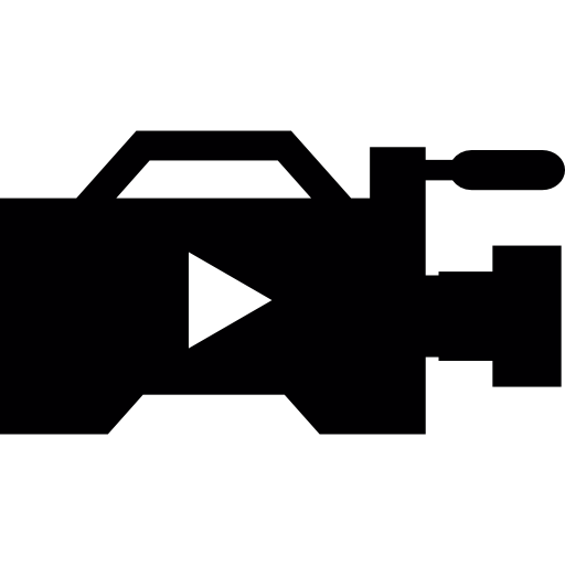 Video Recorder With Play Button Icons Free Download