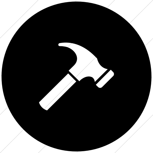 Flat Circle White On Black Ocha Humanitarians Cluster