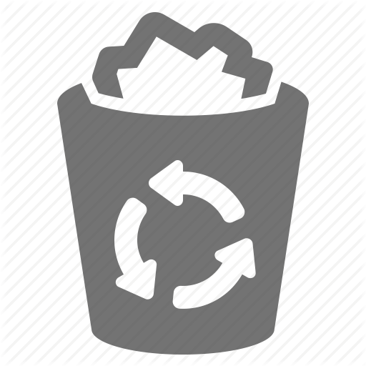 Bin, Can, Delete, Litter, Paper, Recycle, Trash Icon