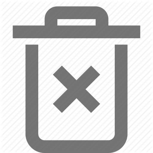 Cancel, Delete, Material, Recycle Bin, Remove, Trash Icon