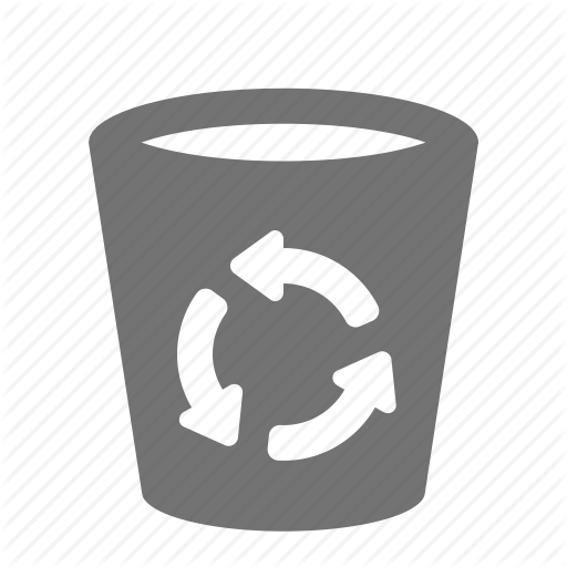 Bin, Can, Delete, Empty, Litter, Recycle, Trash Icon
