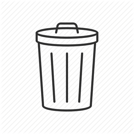 Bin, Delete, Garbage, Remove, Trash, Trashbin, Trashcan Icon