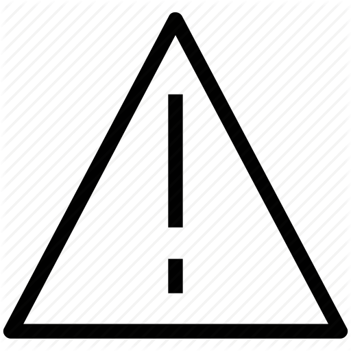 Alert, Caution, Danger, Error, Exclamation, Red, Warning Icon