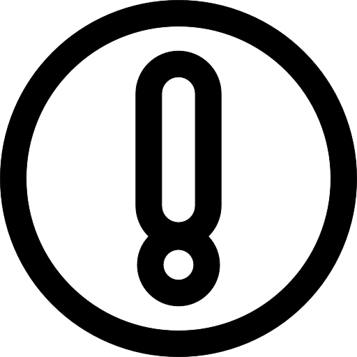 Warning Exclamation Circle Outline Icons Free Download