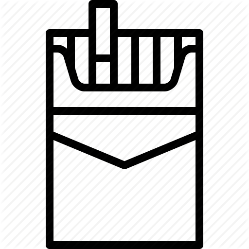 Box, Cigaret, Cigarette, Cigarettes, Pack, Smoking, Tobacco Icon