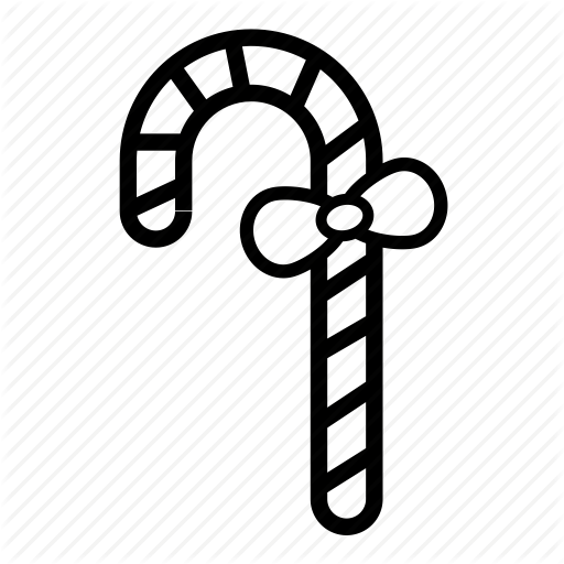 Candy, Christmas, Holidays, Red White, Santa Icon