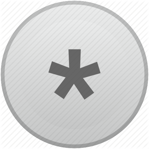 Asterisk, Key, Keyboard, Mobile, Sign Icon