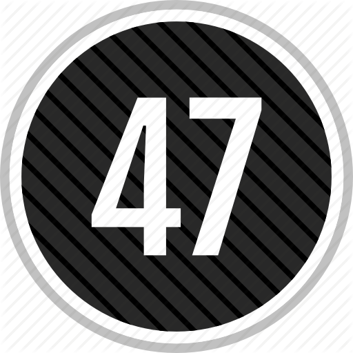 Count, Fourty, Number, Seven Icon